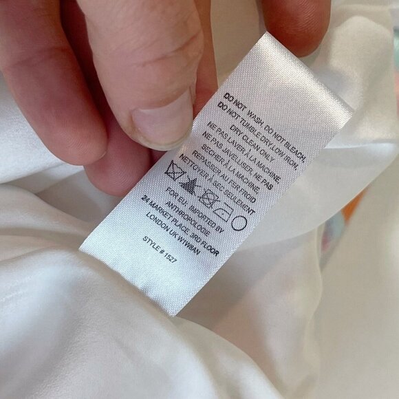 Anthropologie Hutch Kalyn Halter Wrap Dress Multicolor Size 6 Striped Fringe Hem - Picture 7 of 8